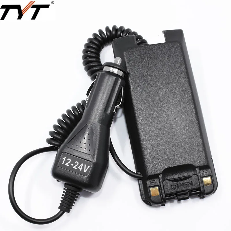 

NEW Original 12-24V Battery Eliminator Car Charger For TYT MD-2017 Digital Radio DMR Two Way Radio