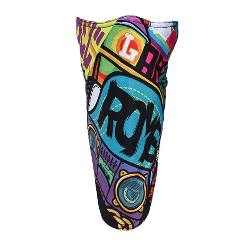 Cycling Mask Riding Bike Face Ski Mask Soft Neck Gaiter Warm Thickened Riding Masks Personalized Printing Veneer Face Ski Mask