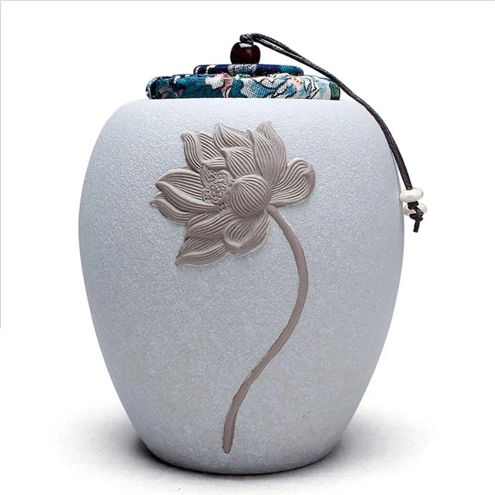 

Small Pet Memories Funeral Urn Cremation Urn for Pet Ashes Hand Made in Ceramics