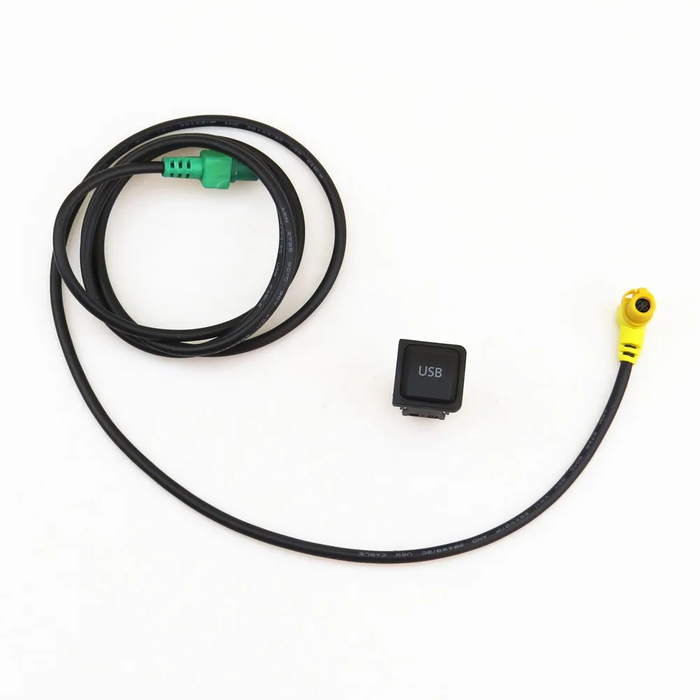 

READXT Car USB Switch with Interface Connector Cable For Passat B6 CC Polo Golf 5 MK5 6 MK6 Scirocco Tiguan RCD510 5KD 035 726 A