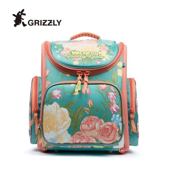 

2019 Children Orthopedic School Bags For Girls waterproof Backpack Primary Grades 1-3 Student Bag Fashion Teenagers Book Bag
