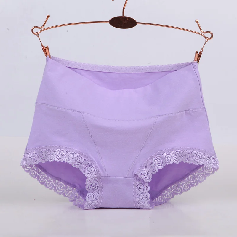 LANGSHA 5PCS/Lot Cotton Panties High Waist Women Underwear Sexy Lace Soft Comfort Women's Briefs Seamless Slimming Lady Lingerie LANGSHA 5PCS/Lot Cotton Panties High Waist Women Underwear Sexy Lace Soft Comfort Women's Briefs Seamless Slimming Lady Lingerie