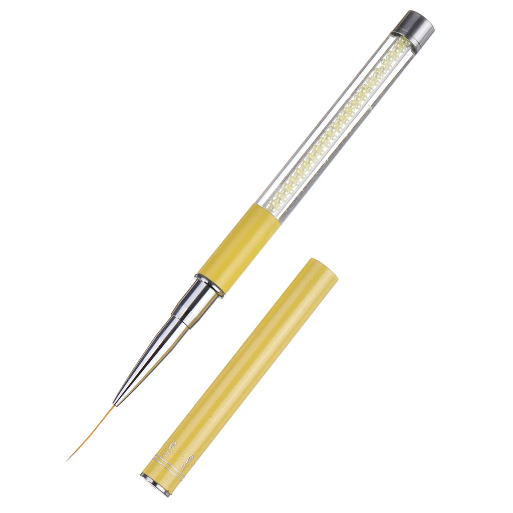 Акриловая французская ручка для дизайна ногтей, кисть для рисования ...