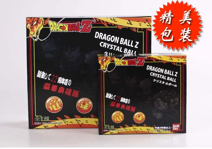 10 компл./лот игрушки Dragon Ball Хрустальные шары 7 см с рисунками из комикса «Жемчуг дракона», Рисунок Набор из 7 шт. Гоку кукла