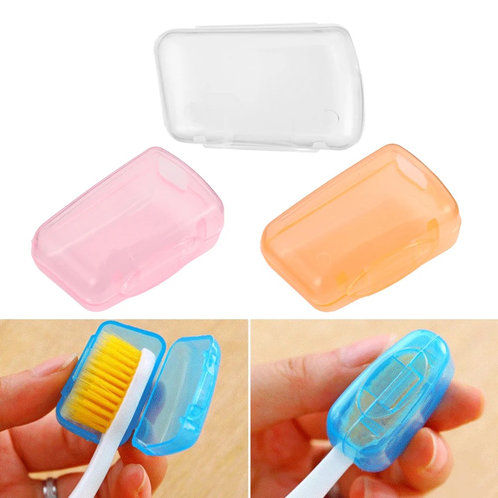 5PCS Portable Toothbrush cover travel washing toothbrush box head
