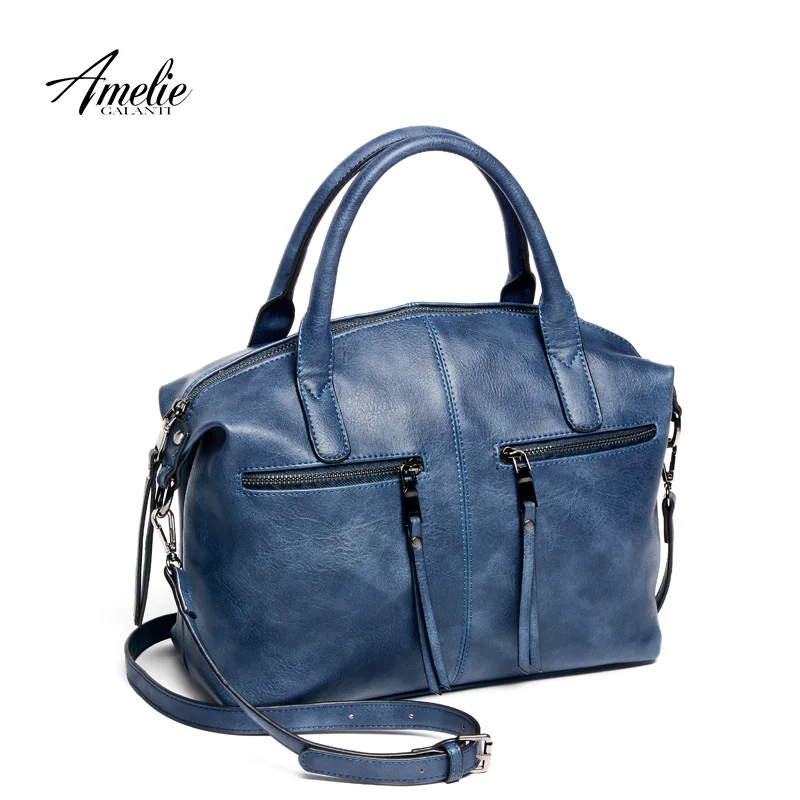 

AMELIE GALANTI Women Leather Handbags Luxury Handbags Women Bags Designer PU Tote Bag High Quality Handbags for Women 2018