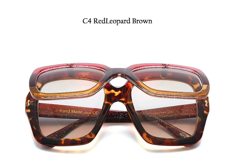2018 Oversized Square Women Sunglasses(19)