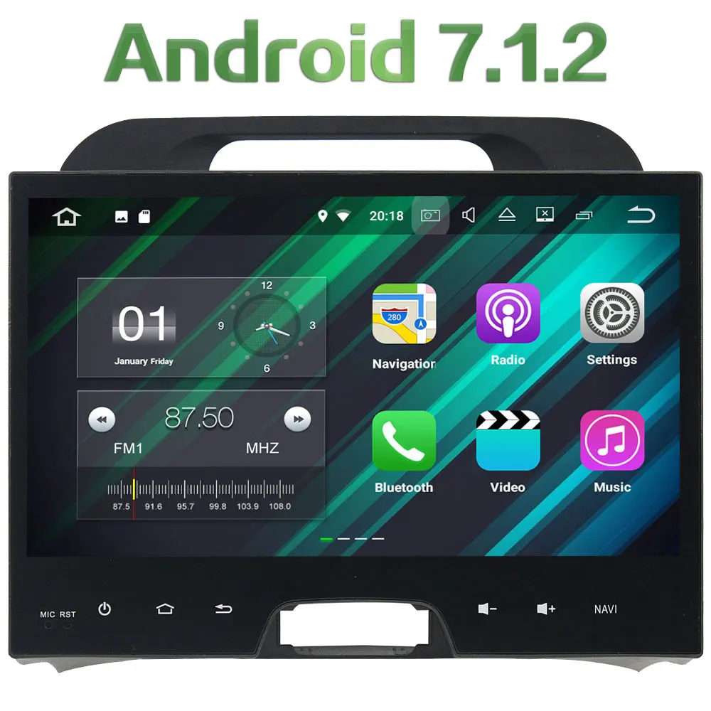 2 Din Car DVD Android 7 1 2 Radio font b Multimedia b font Stereo MP3