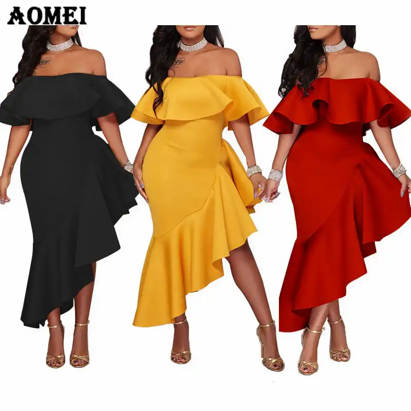 yellow cocktail dress tube