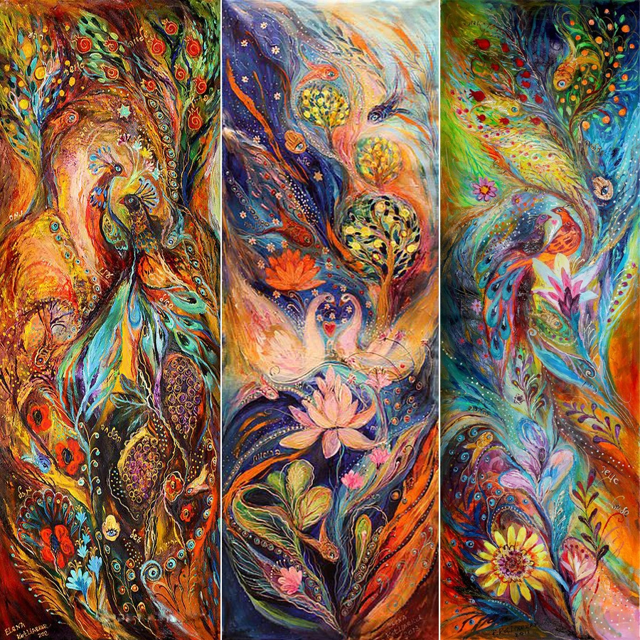 Diy Diamond Art Painting / Full 5D Crystal Round Drill Diamond Painting