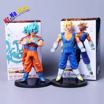 

Ball Z Super Saiyan Vegeth & Son Goku1: 8 Dipinte Figura Dxf Il Guerrieri Vol.4 Vegetto Action Pvc Figure Toy 20 Cm