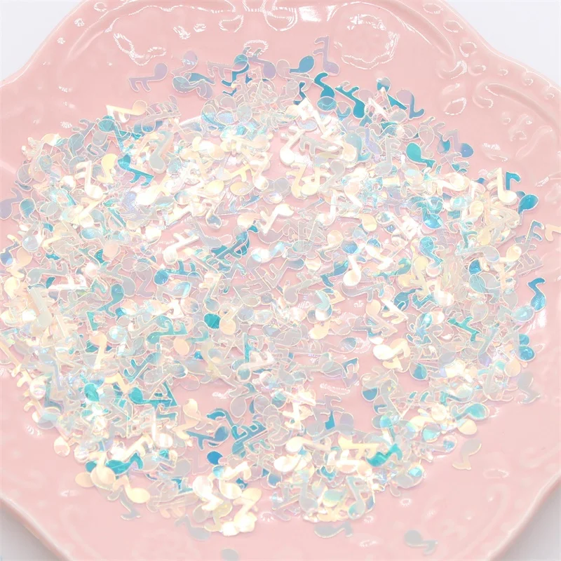 

KSCRAFT 4mm*6mm Note Shape Sequins PVC Flat for DIY Card Making Craft Color Collection