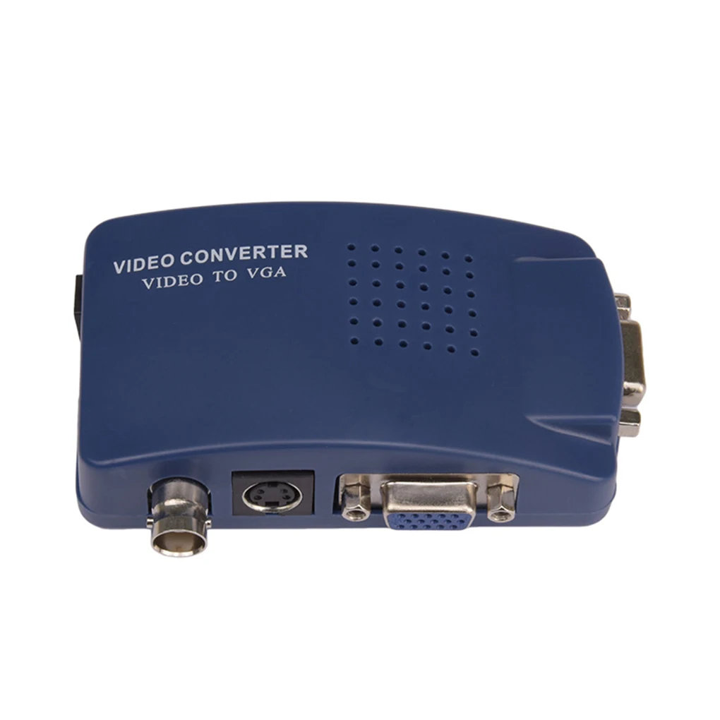 Компьютер ноутбук ПК VGA к ТВ AV RCA видео S Video конвертер сигнала адаптер