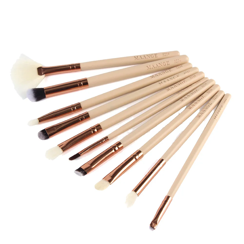 MAANGE Maquillage полный Профессиональный макияж 15 шт. основа для макияжа бровей подводка для глаз Румяна косметический консилер кисти Cepillos