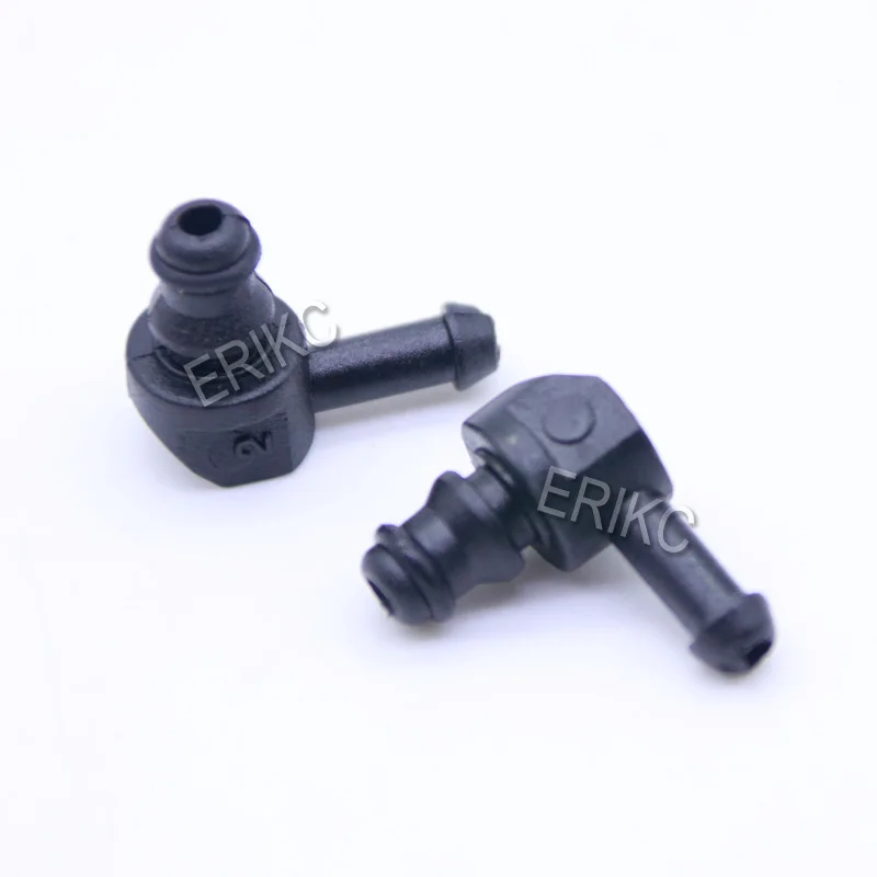 Hose Coupler 10PCS Common Rail Injector Return Oil Backflow Pipe Connector L Type Plastic Tee Joint Fitting Bosch 110 Series Injector