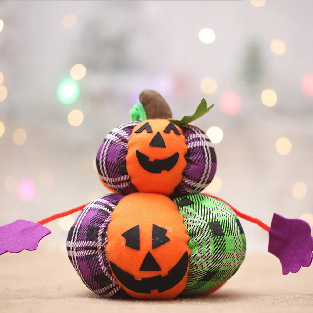 

HAPPY XMAS New Halloween Creative Pumpkin Doll Decoration Sewing Cloth Plush Toy Doll Gift Child Doll Ornament Doll