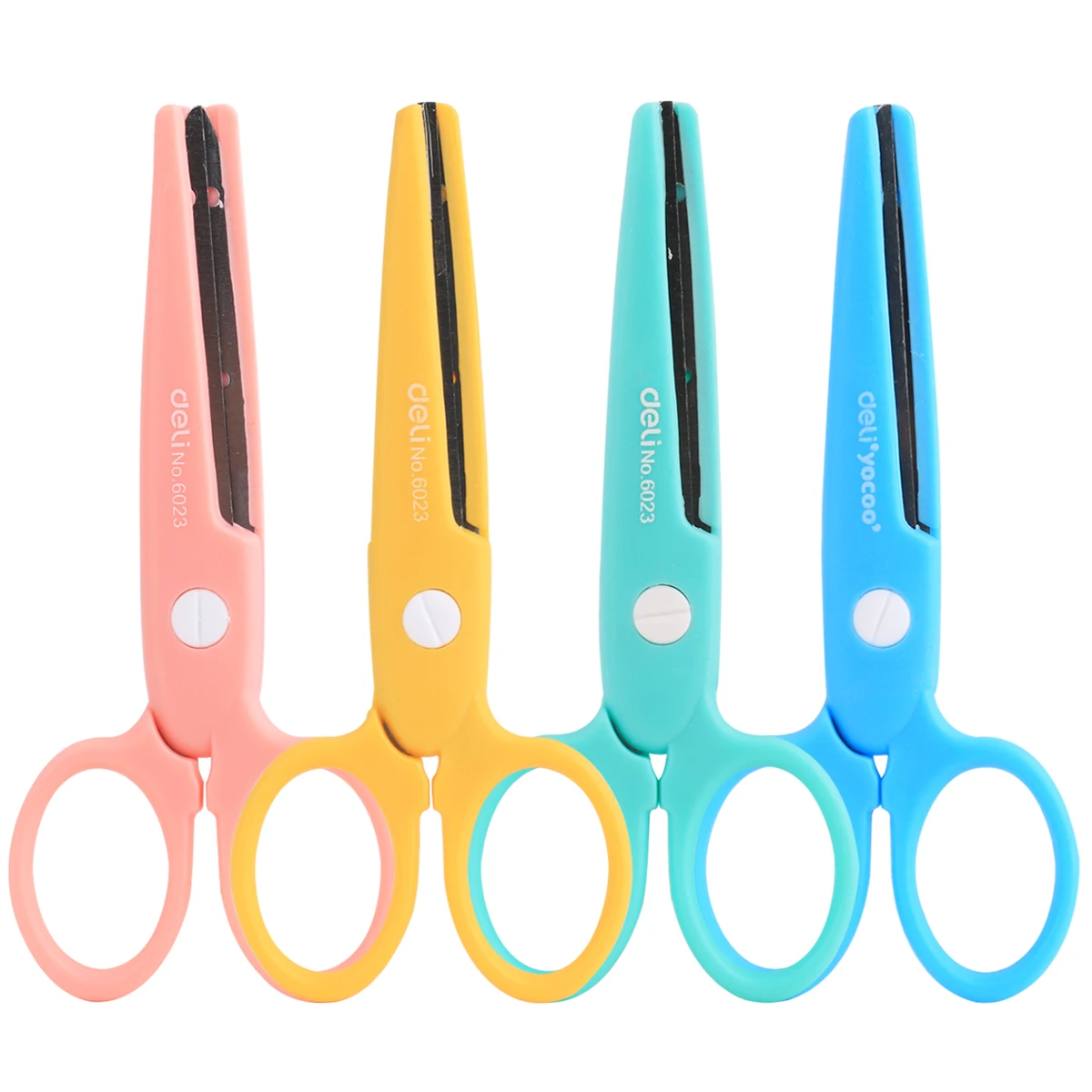 3Pcs/lot Deli 134mm Mini Student Kids Scissors Paper Cutting Minions Supplies For School
