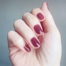 24 шт вишневые красные накладные ногти полное покрытие Искусственный фиолетовый розовый цвет дизайн поддельные ногти нажмите на Ноготь Советы короткий ноготь искусство советы