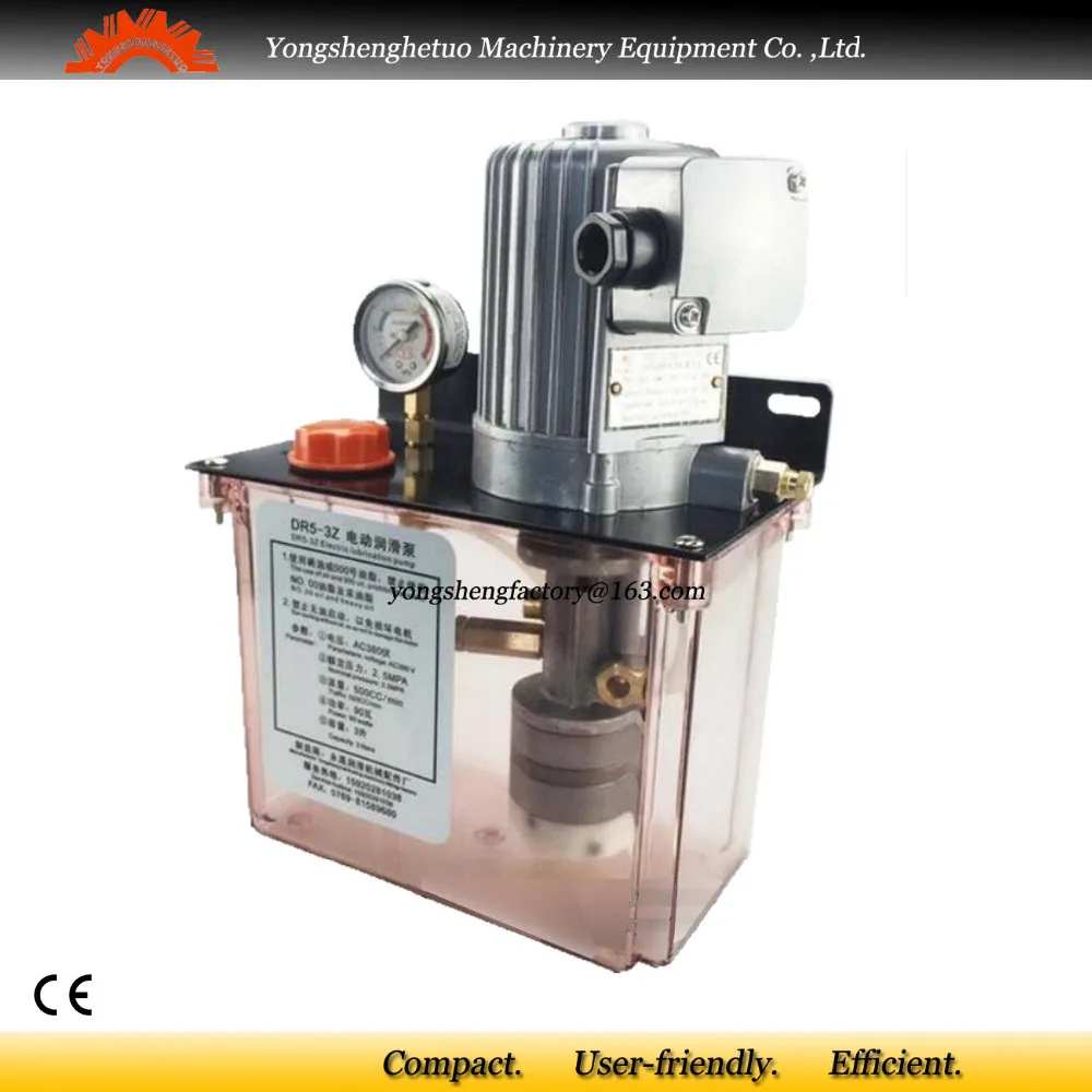 CE Electric Lubrication oil Pump Grease lubricator 380V Enhance motor DR5 3Z for injection