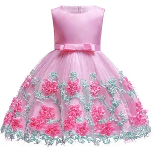 Autumn-Winter-Lace-high-grade-Dress-For-Baby-Girl-Gown-Birthday-Outfits-Children-Wedding-Dresses-Girl (4)