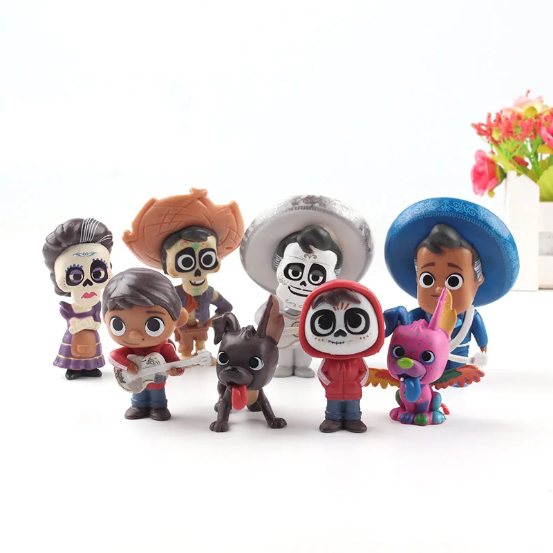 Аниме фильм Coco Miguel Hector Ernesto Imelda Alebrije Dante фигурка игрушка 8 шт./компл. 5,5-9 см
