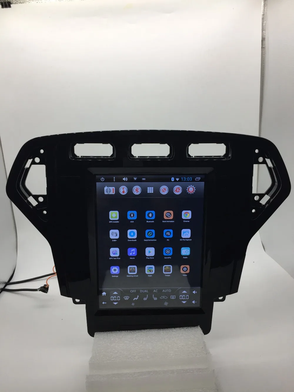 Flash Deal 10.4  inch car radio Player Gps Navigation Tesla Style for Ford Mondeo Car Radio Android 6.0  2007 2008 2009 2010 22