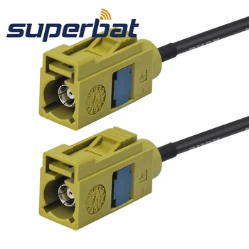 

Superbat Radio with IF cable Fakra "K" Jack Female straight to Fakra Jack Female straight pigtail cable RG174 15cm