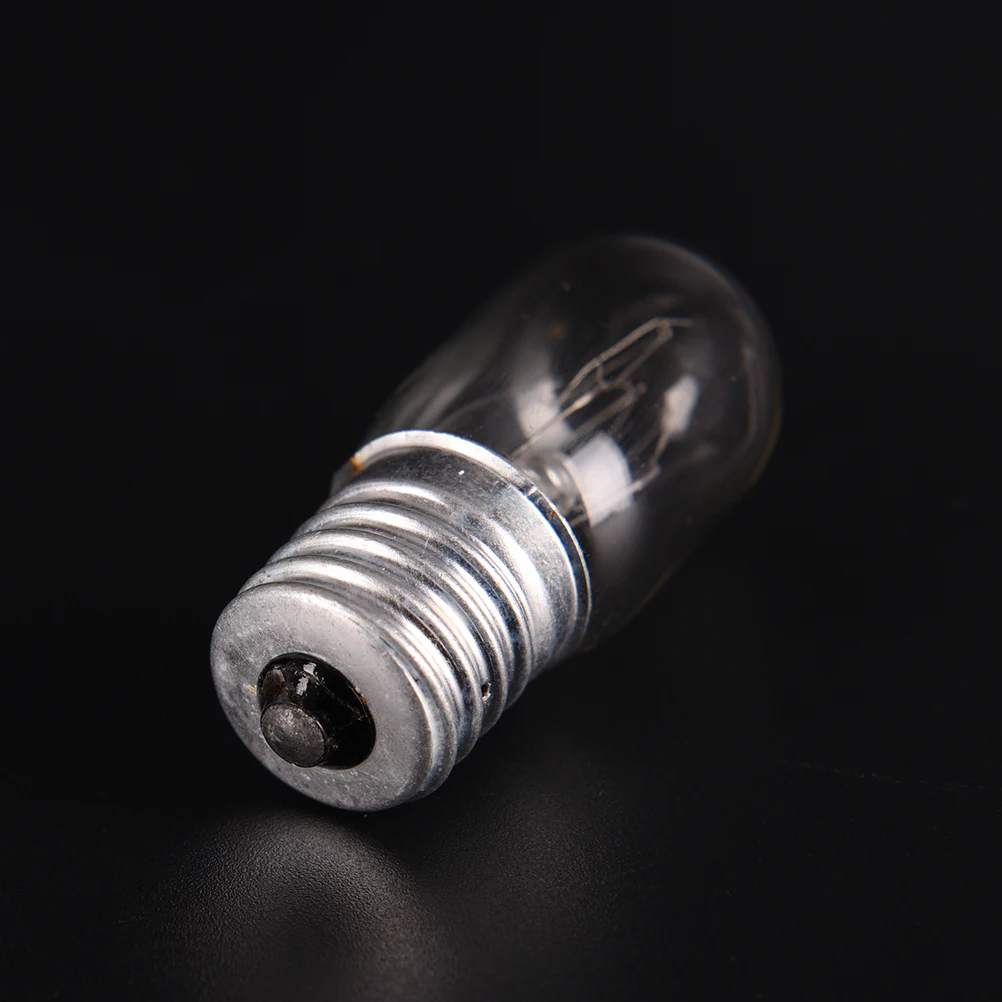 Высокая яркость E17 15 Вт светодиодный лампы винт база SMD СВЕТОДИОДНЫЙ Стекло светильник лампа Чистый теплый белый 220V для швейная машина холодильной камеры
