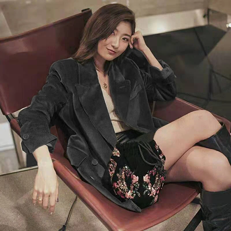 

ladies blazer 2019 long sleeve new casual female elegant jackest coat ladies outwear blazers jackets black blazer women