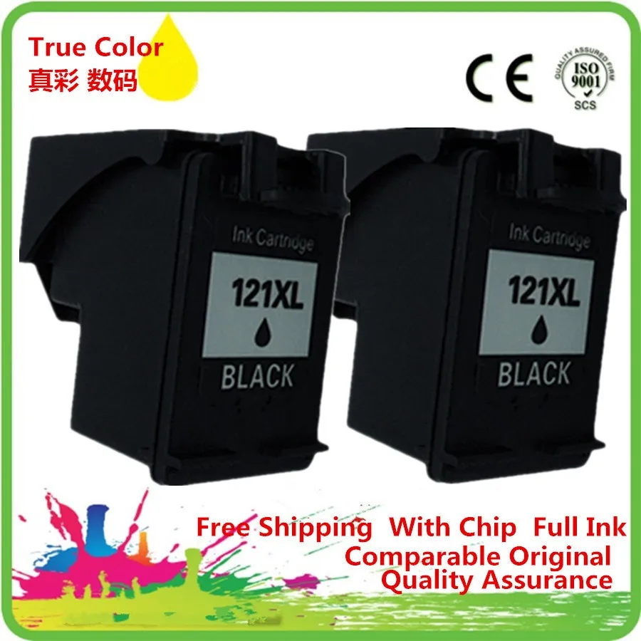 Чернильный картридж для принтера 121 XL HP121 HP121XL 121XL CC641HE CC644H Deskjet F4283 F4583 1050 2050 2050s |