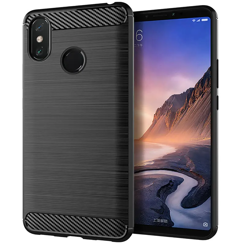 Чехол для телефона Xiaomi Mi Max 3 Max3 с защитой от отпечатков пальцев 64GB 128GB тонкий