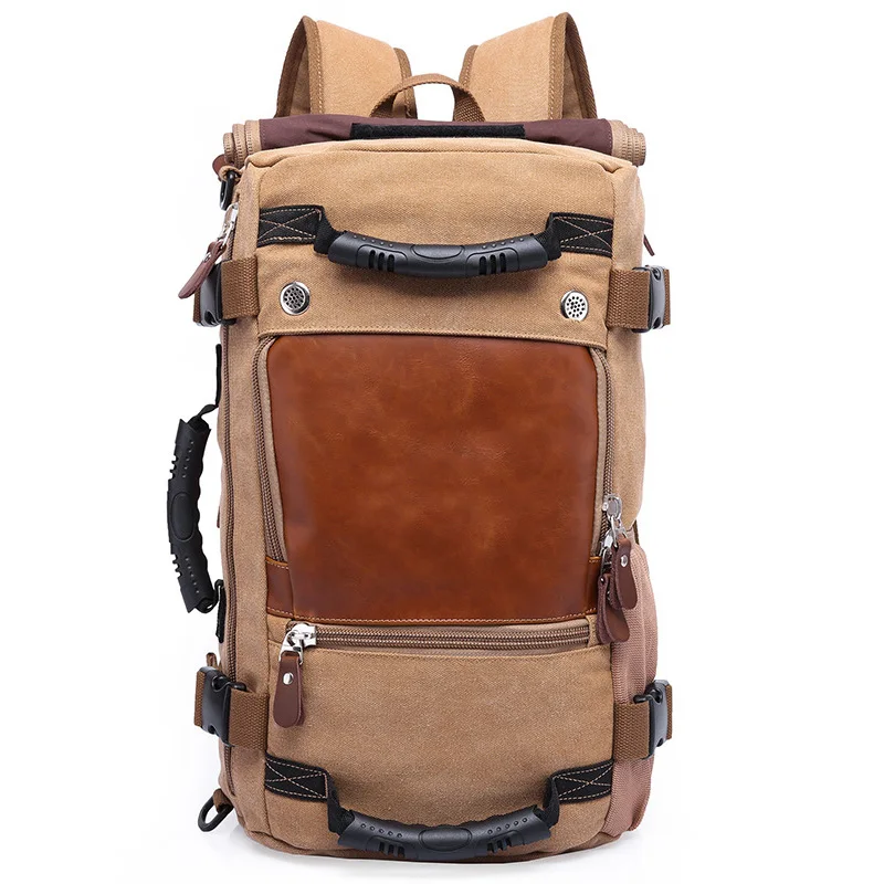 

New Fashion Travel bag Large Capacity Backpack Unisex Slung Shoulder bag High Quality Men's multi-function bag Canvas Bag