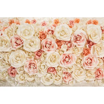 

Vinyl Photography Background White Rose Fowler Computed Printed Children Backdrops for Photo Studio F-3071