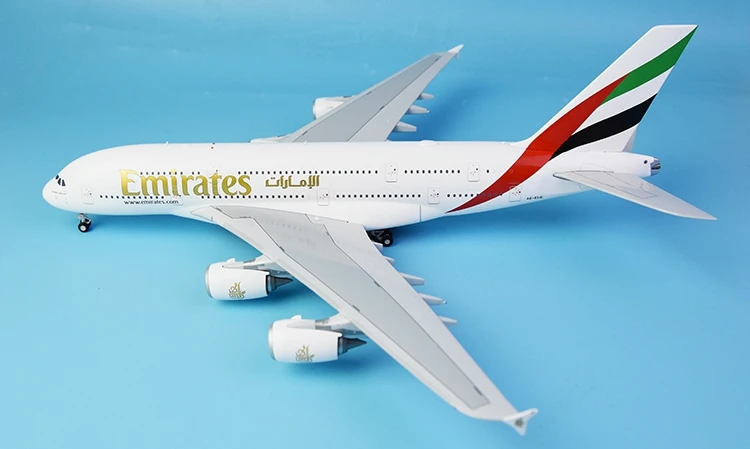 New product GeminiJets 1: 200 G2UAE636 Emirates A380-800 A6-EUE Alloy aircraft model Collection model Holiday gifts