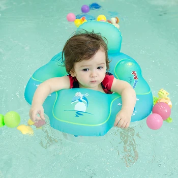 

Baby Swim Ring Waist Inflatable Floats with Backrest Baby Swimming Float Ring Baby Underarm Ring For Swimming over 3 months old