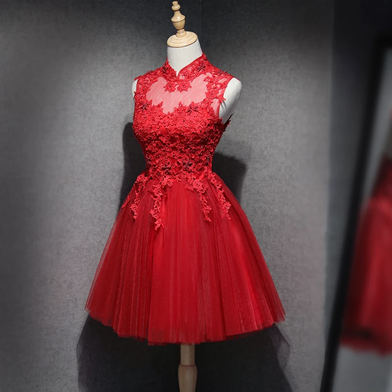 short lace formal dresses