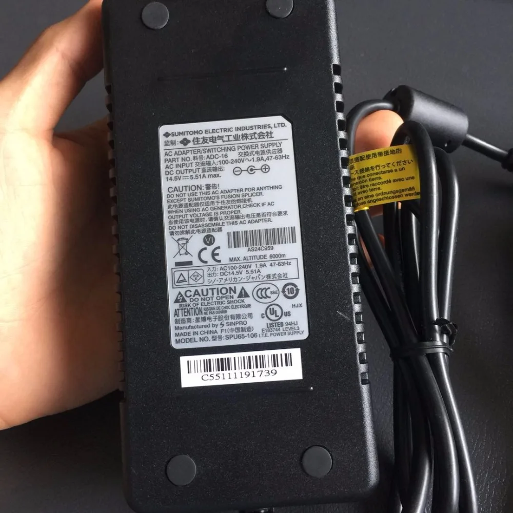Original Sumitomo Fiber Fusion Splicer Ac Adapter For T c T 72c T72m Fiber Fusion Splicer Adc 16 Fiber Optic Equipments Aliexpress Original Sumitomo Fiber Fusion Splicer Ac Adapter For T c T 72c T72m Fiber Fusion Splicer Adc 16 Fiber Optic Equipments Aliexpress