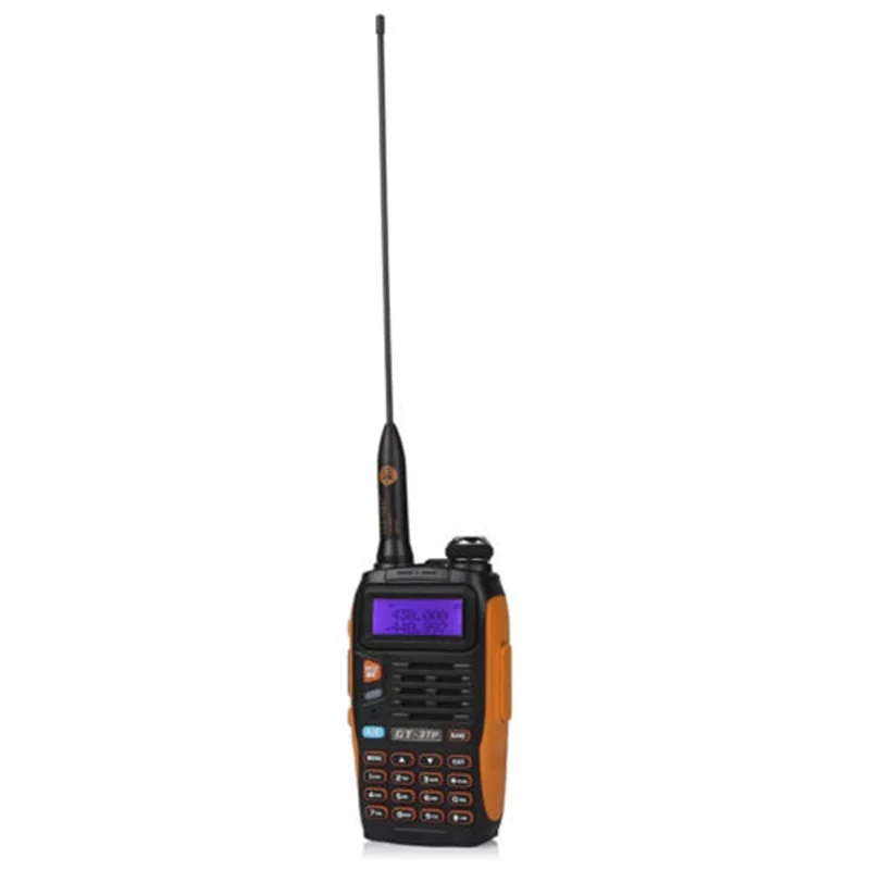 2x Baofeng GT-3TP MarkIII VHF/UHF Dual Band Ham Walkie Talkie Two-way Radio + 2x Speaker + 1x Cable 1/4/8W FM