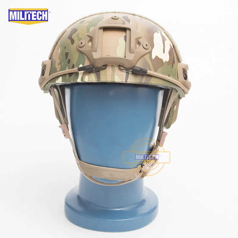 XUE Airsoft Tactique Rapide PJ Casque Multicam Amovibles avec Masque et Lunettes pour CS Jeu Wargame