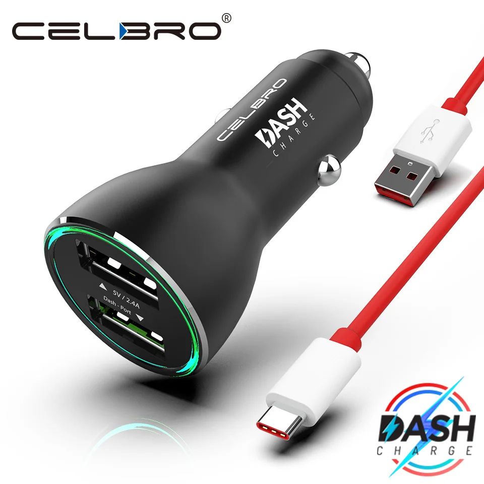 OnePlus Dash Charge Metal Car Charger Original for One Plus OnePlus 6T