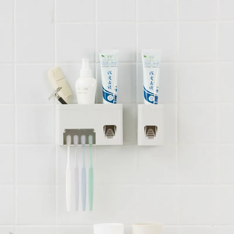 Hands Free Автоматический соковыжималка для зубной пасты, настенный дозатор для зубной пасты, держатель зубной щетки, органайзер для ванной комнаты