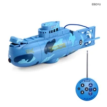 Crear juguetes 3311 6 ch velocidad Radio Control remoto submarino eléctrico Mini RC submarino niños juguete