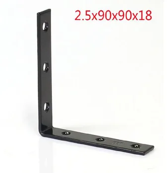 

Black Corner angle iron 2.5x90x90x18 furniture Corner 6pcs