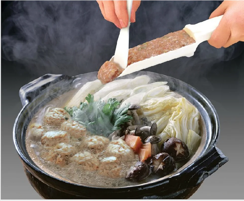 Мясорубка производитель горячий горшок шарики ложка мясо пищевая машина плесень