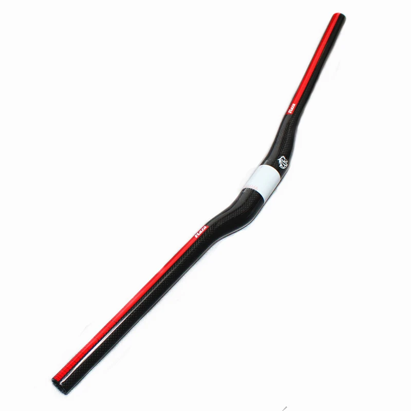PuraRaza MTB Bicycle Handlebar 3K Full Carbon Fiber Riser Handlebar for Mountain Bike Cycling Racing Accessories (3)