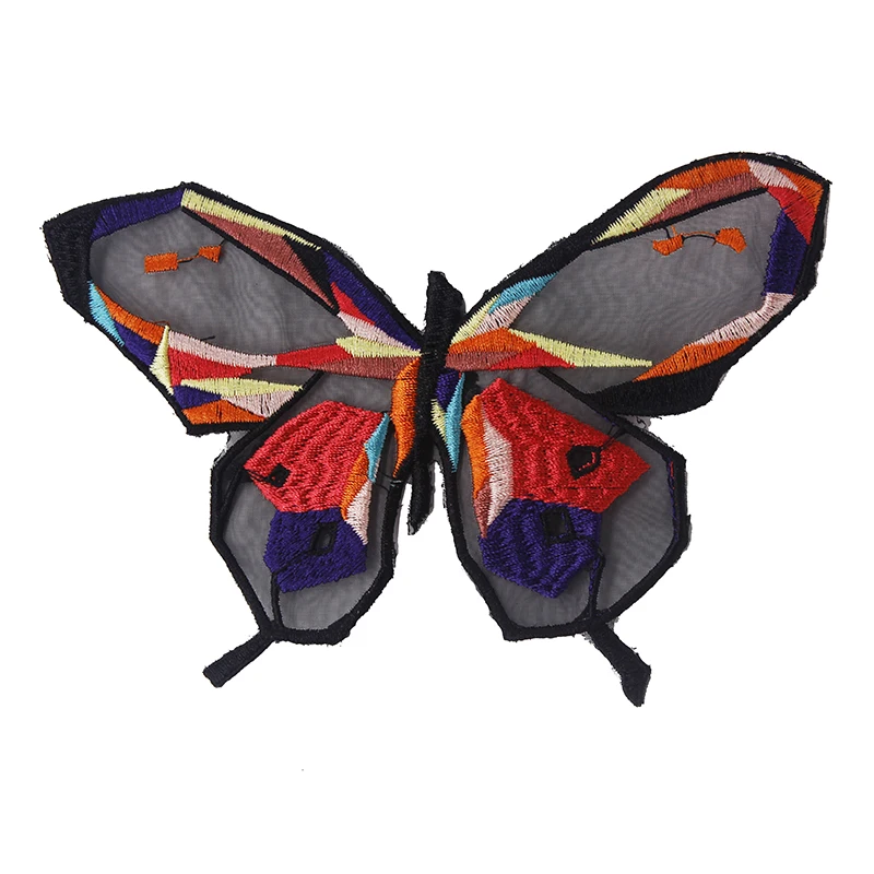 

20pieces Colorful Butterfly Design Embroidered Applique Sew On Patch Lace Clothes Patches Motifs Sewing Accessories TH172