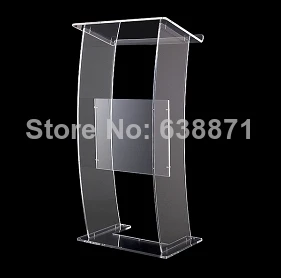 شراءFree Shiping High Quality Modern Design Lucency Acrylic Lectern/Podium