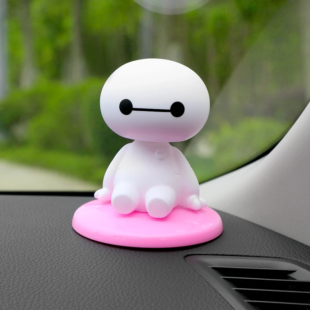 Fashion Plastic Baymax Robot Shaking Head Auto Interior Dashboard