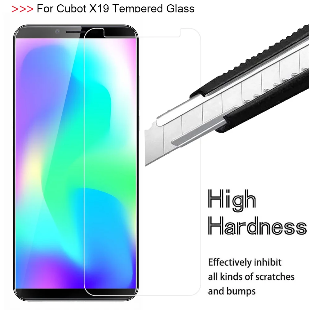 

9H Tempered Glass Smart Phone For Cubot X19 Explosion Proof Screen Protector For 5.93 Inch Cubot X 19 Protective Film Glass