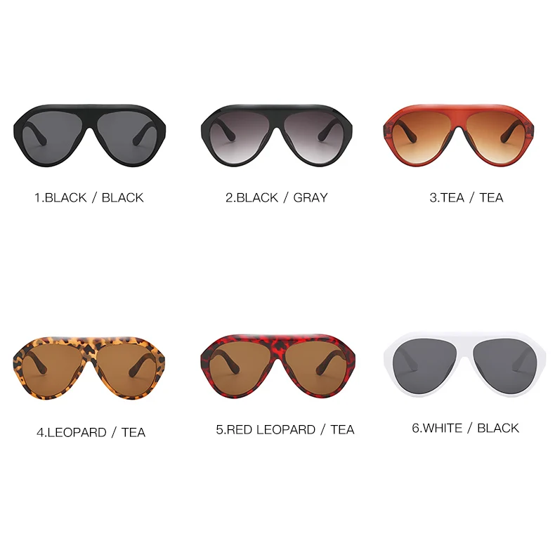 Черный Пилот солнцезащитные очки для женщин и мужчин негабаритных винтажный бренд сексуальные леопардовые Солнцезащитные очки женские большие градиентные оттенки очки UV400 подарок